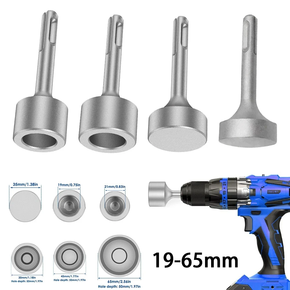 Sds Ground Rod Driver Steel Drill Bit Soquete para Martelo Rotativo Bits de Aterramento Resistente ao Desgaste Tamanho