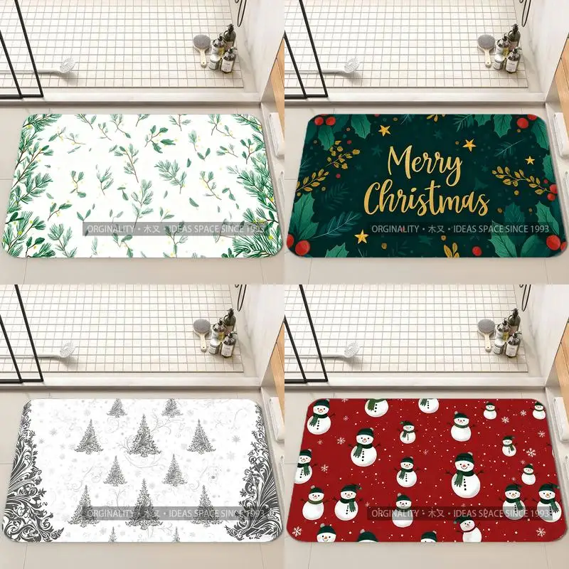 

Green Branch Pattern Mat Living Room Decoration Home Sofa Non-Slip Carpet Study Bedroom Tatami Children'S Soft Floor Mat