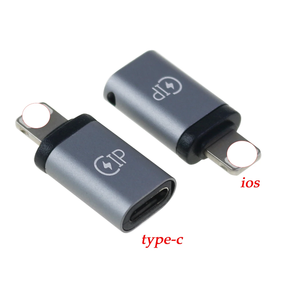 1 Stück geeignet für Apple zu Typ C Ladekabel Konverter Type zu Apple Adapter Beleuchtung weiblich