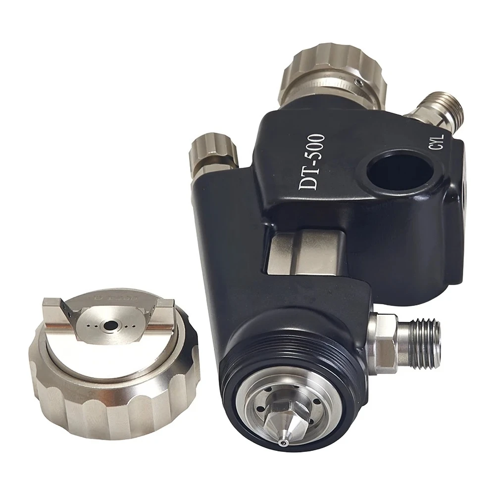1.0mm 1.3mm 1.5mm 1.8mm Automatic Spray Gun Forged Gun Body With Fine Tuning Laser Digital Scale 316 Stainless Steel