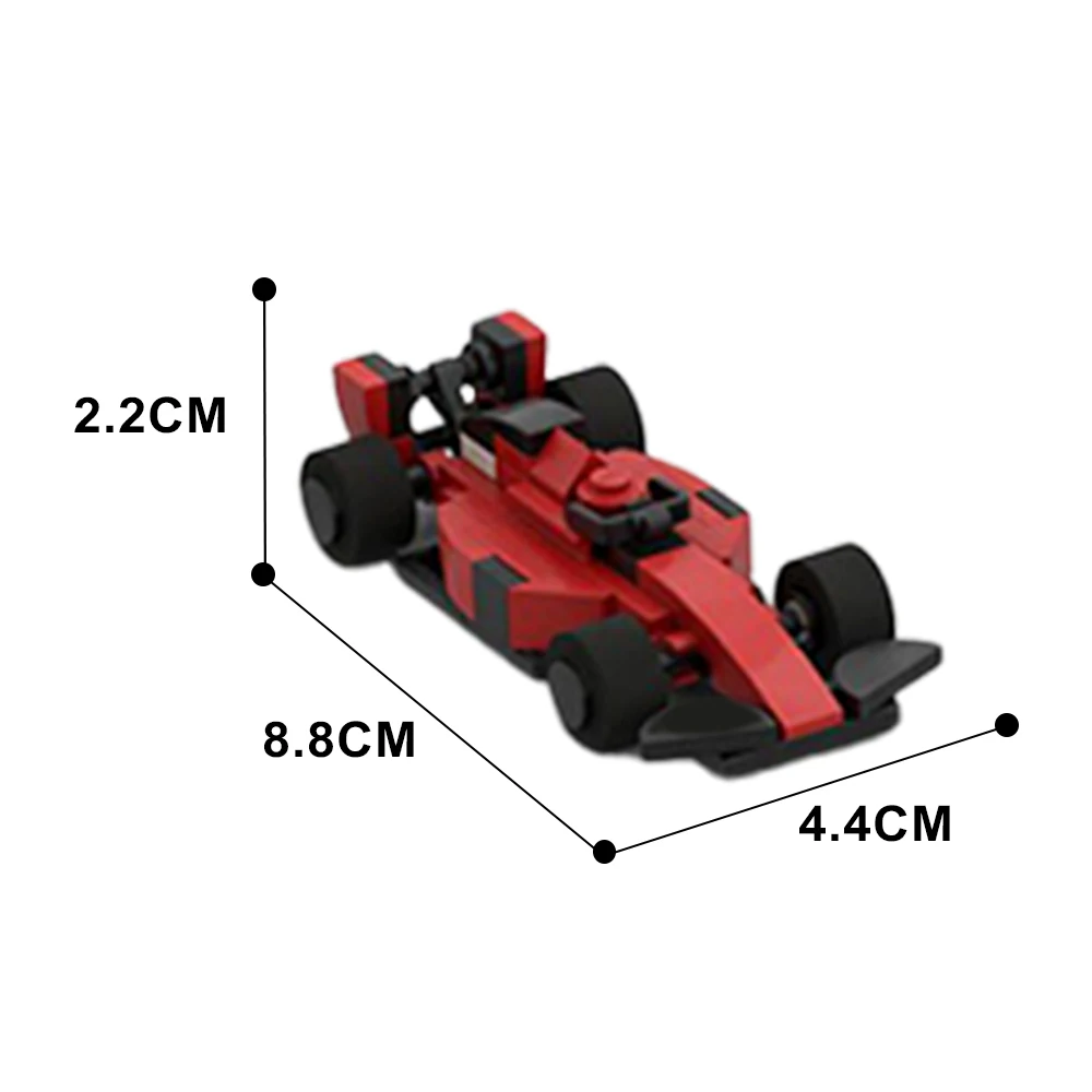 MOC Racing Car Model Building Blocks Mini Formula Racing Car Combo Set EducationalToys Decorative Ornaments Children's Gifts