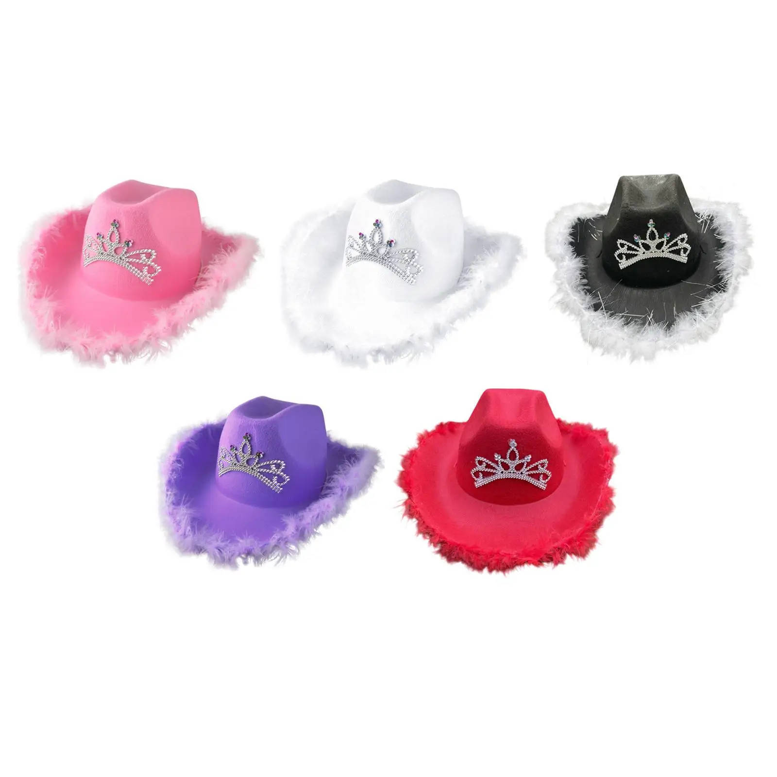 Cowgirl Hat Photo Props Western Cowboy Hat for Dancing Party Favor Fancy Dress