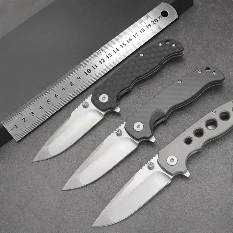 

New Pocket Folding knife 14C28N stell blade TC4 titanium handle edc multitool knives utility outdoor bushcraft tactical knife