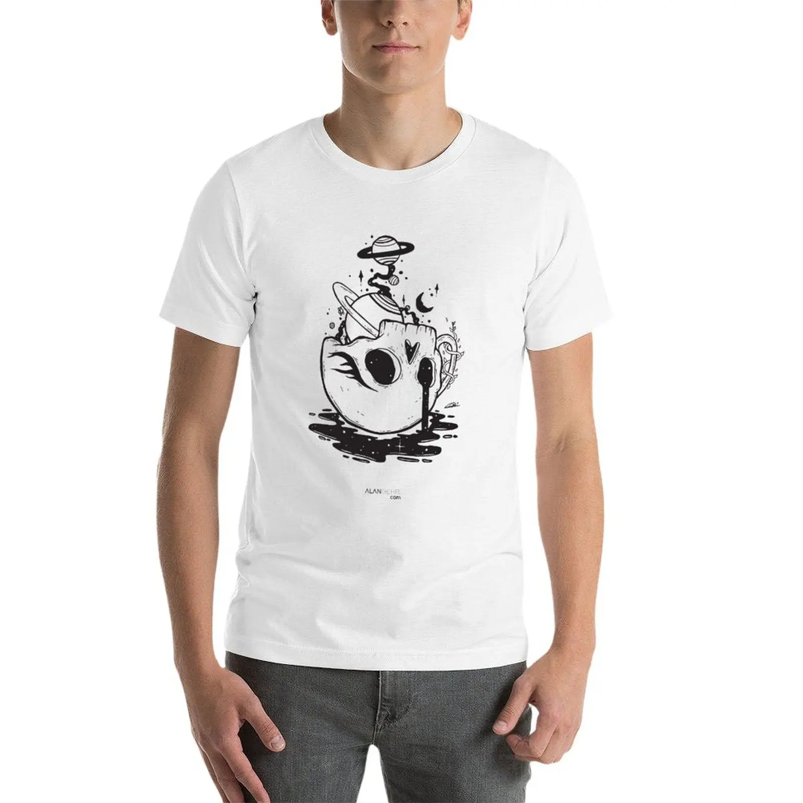 تي شيرت عالي الجودة من العلامة التجارية للرجال، قمصان ذات جودة عالية، قمصان قطنية، تي شيرت رجالي للقهوة، يجب اقتناؤه #3