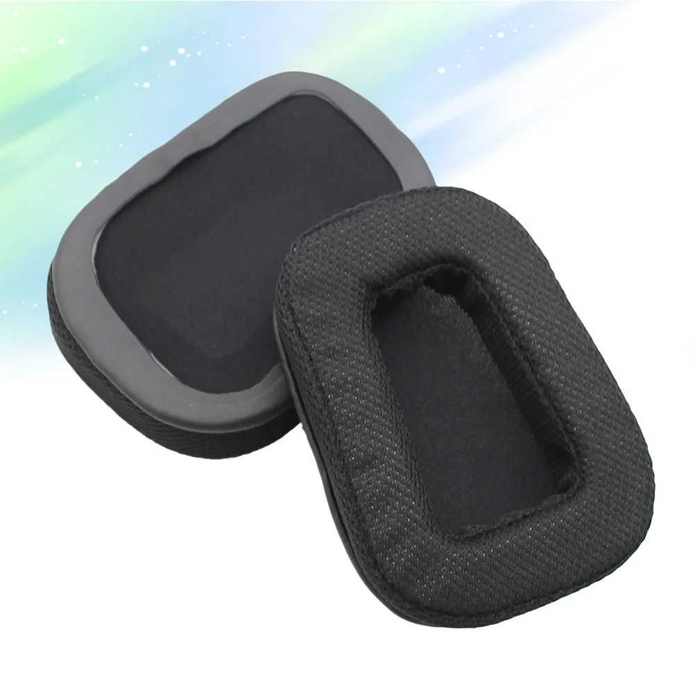 

Replacement Earpad Cushion for G933 G633 Gaming Headset Black Artificial Surface Reduce Friction Headphone Accessories