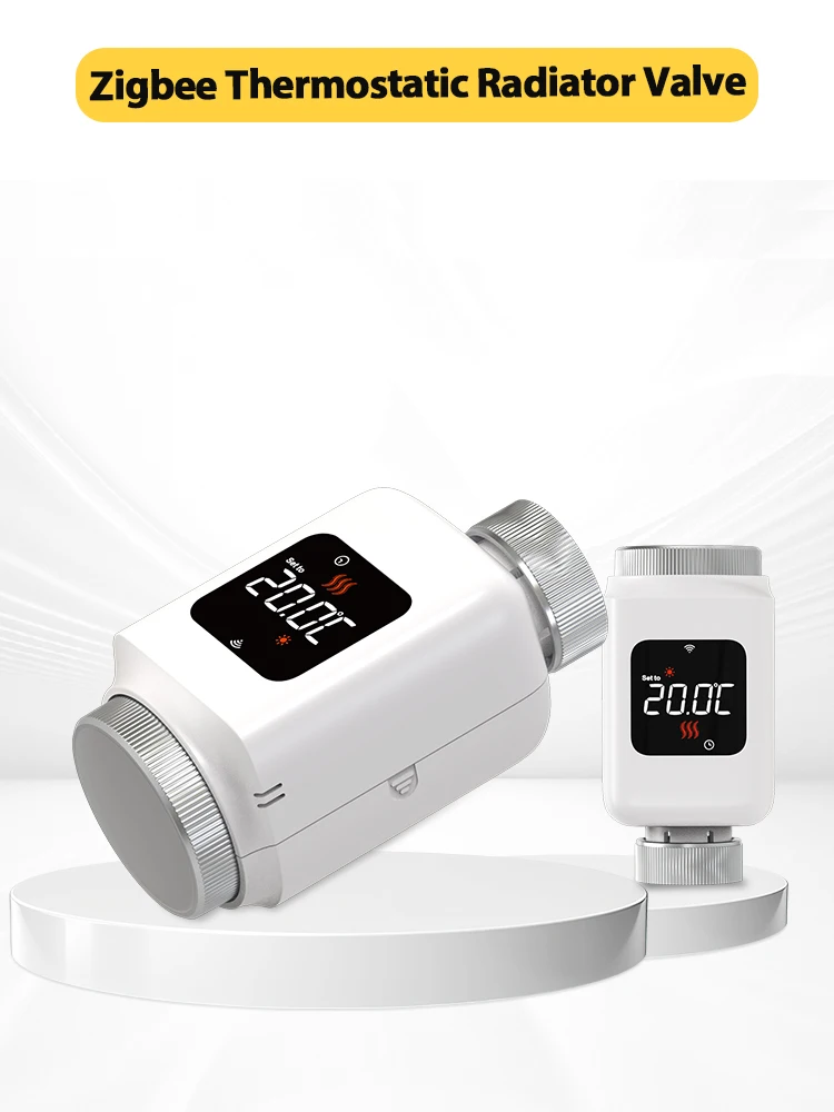 Tuya Smart Home Zigbee 3.0 1-5 Stück Heizkörper-Thermostatventil TRV Fernbedienbare Temperaturregelung Unterstützt Alexa Google Home