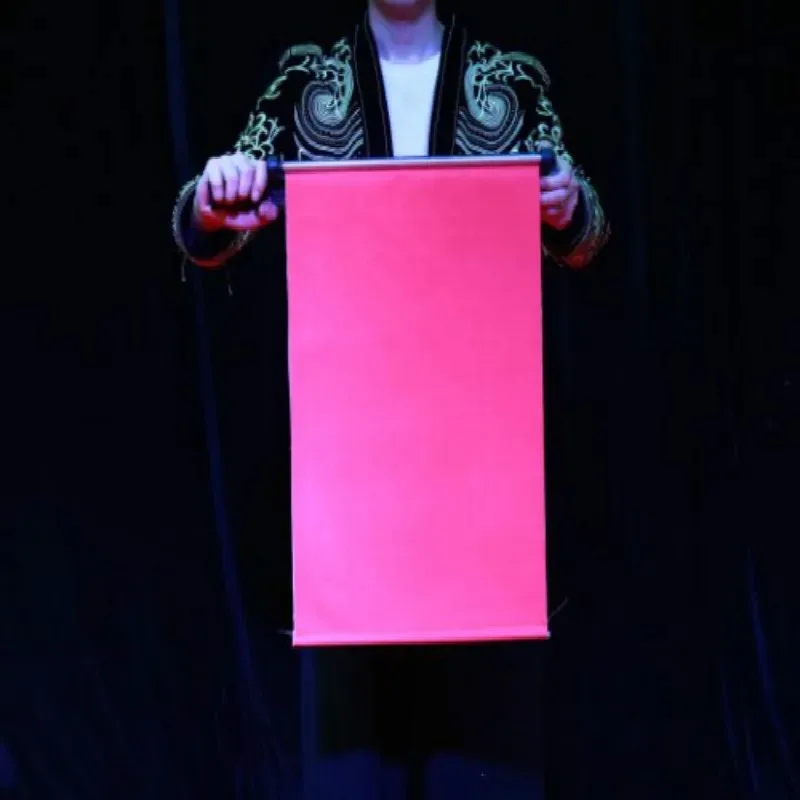 Scroll To Fan Magic Tricks Magician Stage Party Illusions Accessories Gimmick Props Mentalism Appearing Fan Funny Magia