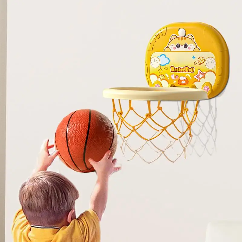 Toddler Basketball Hoop Height Adjustable Basketball Hoops & Goals Silent Toy Basketball Products For Active Play