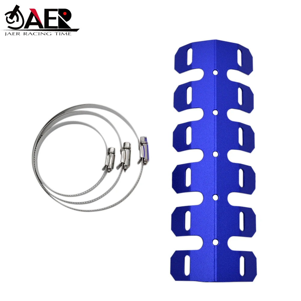 

Aluminum Exhaust Muffler Pipe Leg Protector Heat Shield Cover for BMW Kawasaki Honda Yamaha Ducati