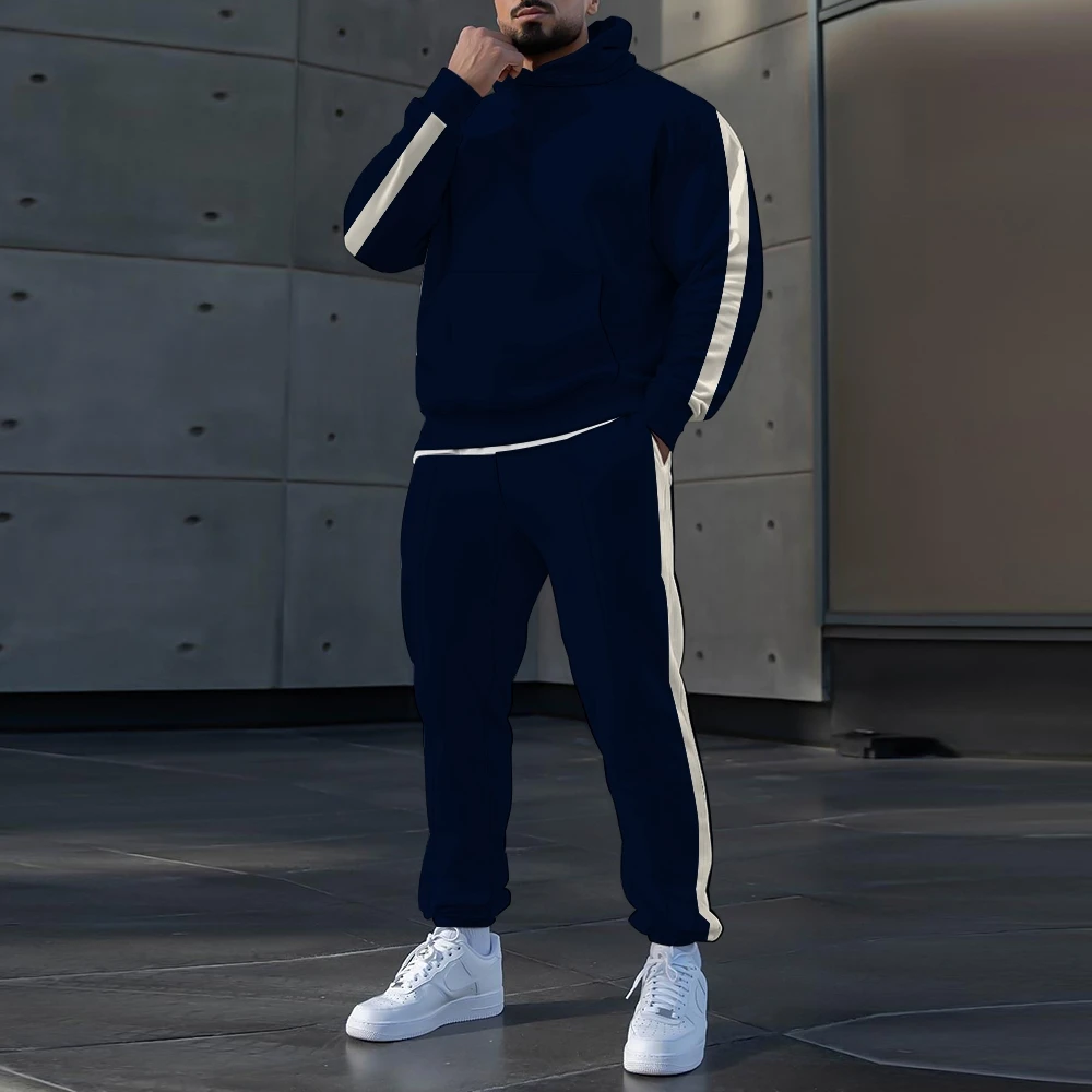 

Mens Hoodies Pants Suit Autumn Winter Sweatshirt Casual Tracksuit Set Streetwear Men's Women's Loose Sports Hooded Pullovers