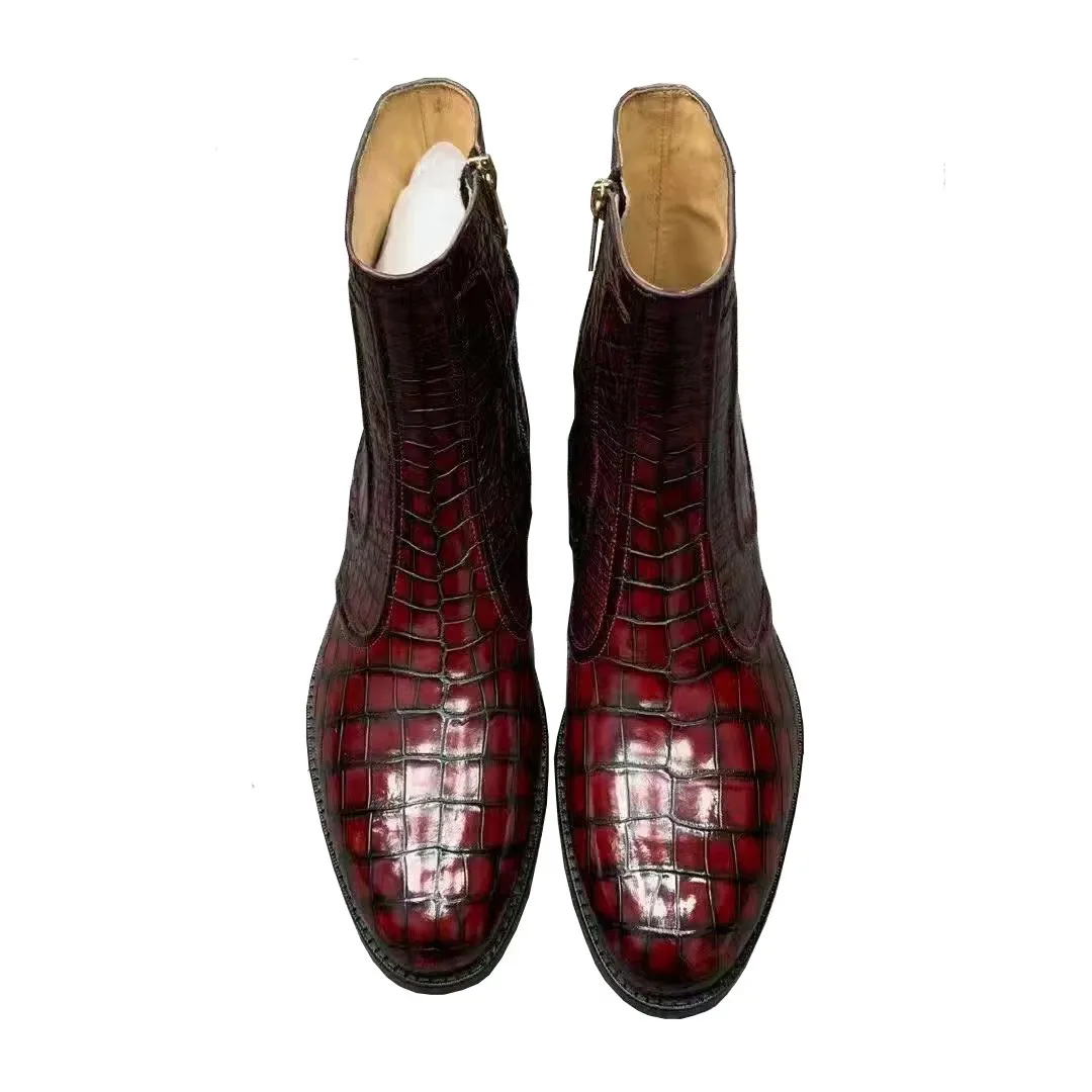 yingshang new boots winter male crocodile shoes fahion