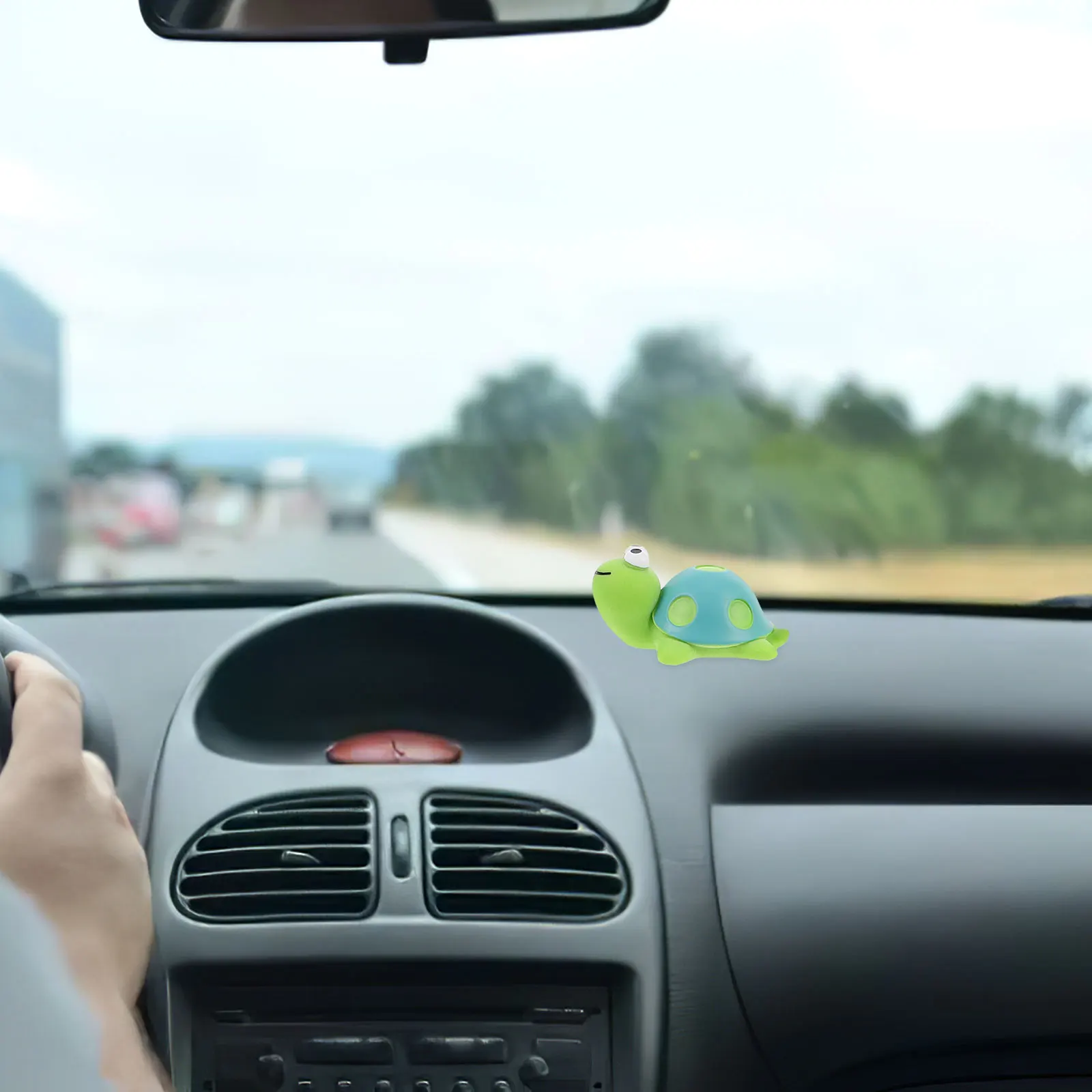 

4 Pcs Car Ornaments Automotive Dashboard Decoration Indoor Accessories Turtle Miss