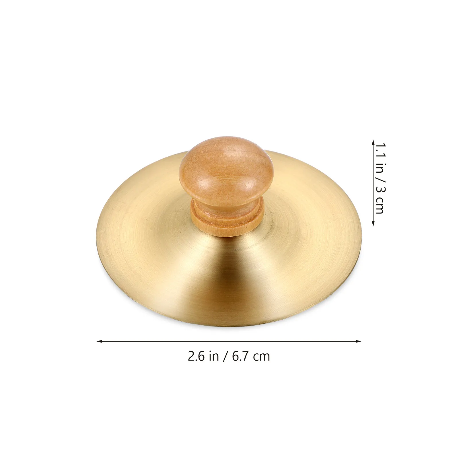 2Pairs Copper Finger Percussion Instrument Clear Tone Sturdy Design Rhythm Learning Musical Skill Development Dancing