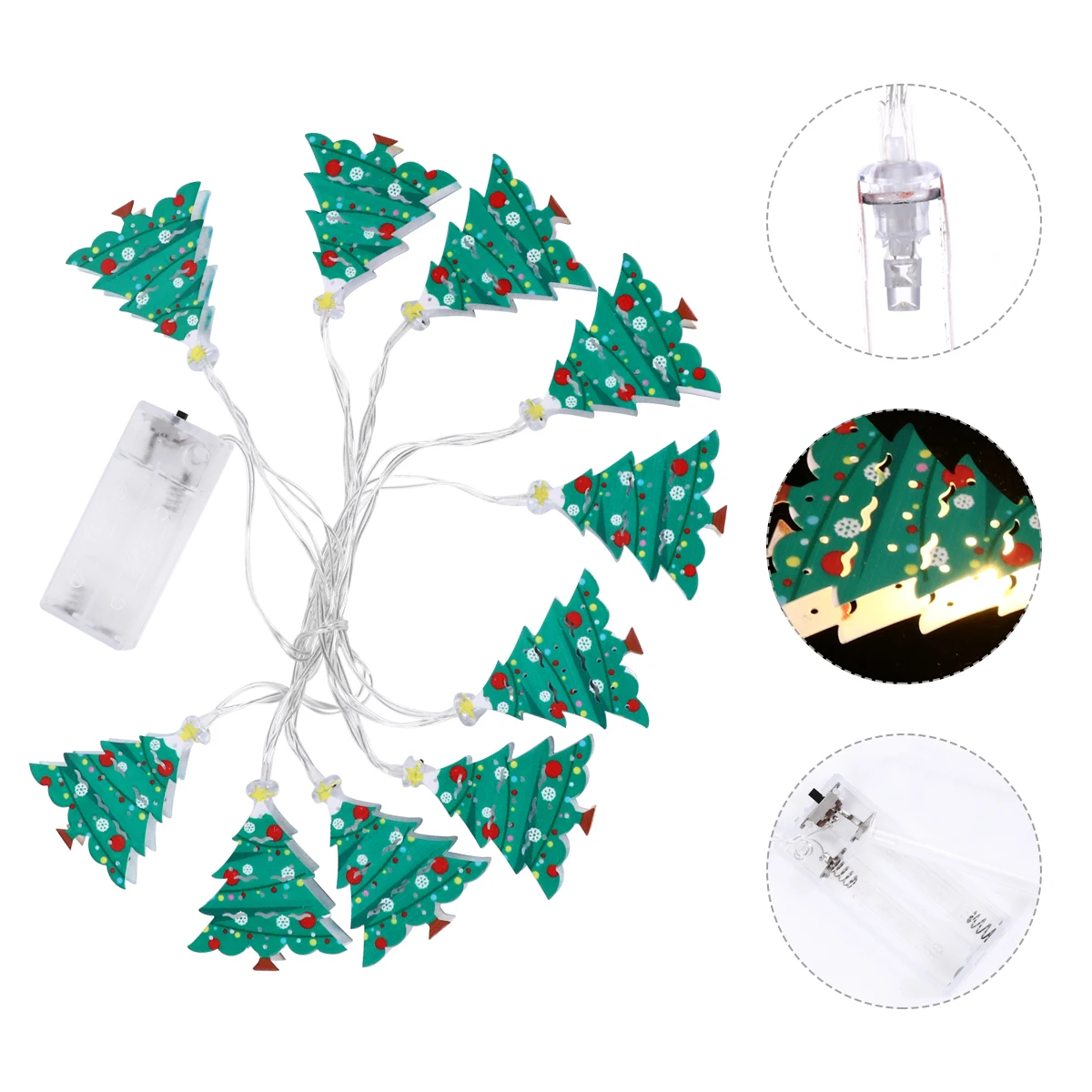 Christmas String Lights LED Decor Lamp Wrought Iron Fashion Party Home Decor Christmas Lighting Festive nament