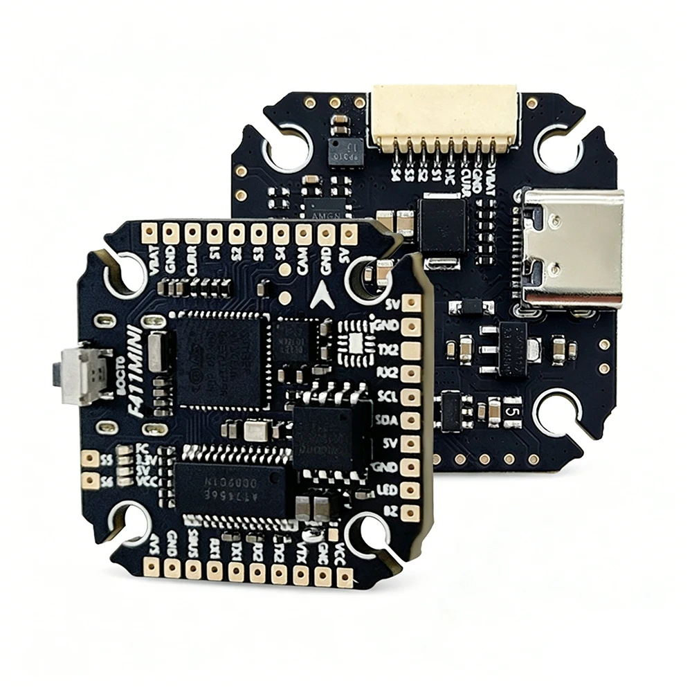 

Aocoda-RC F411MINI Flight Controller OSD Barometer 2MB Black Box For RC FPV Drone