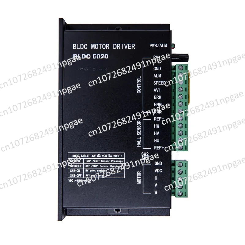 BLDC Motor Driver BLDC-5020 24 V 36 V 48 V DC Brushless Motor 500W Voltage Range 24-50VDC Speed Controller