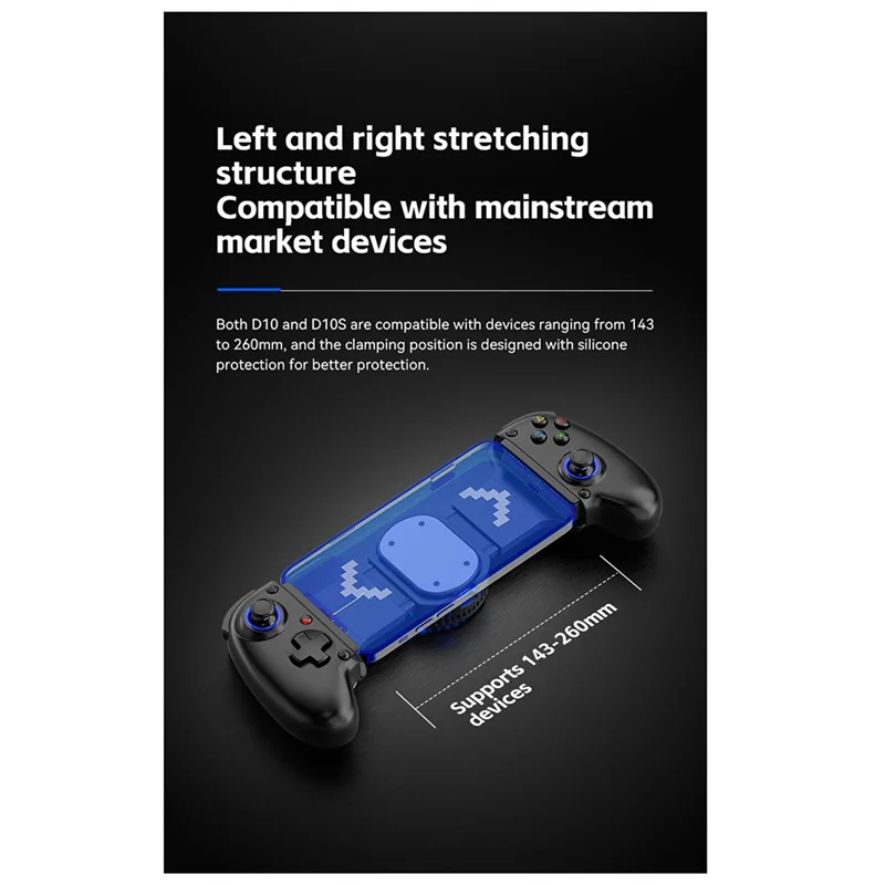

ZIZI D10 Stretch Gamepad For Delta PS4 Android IOS Tablet Switchxbox 400Mah Multi-Function Streaming Joystick