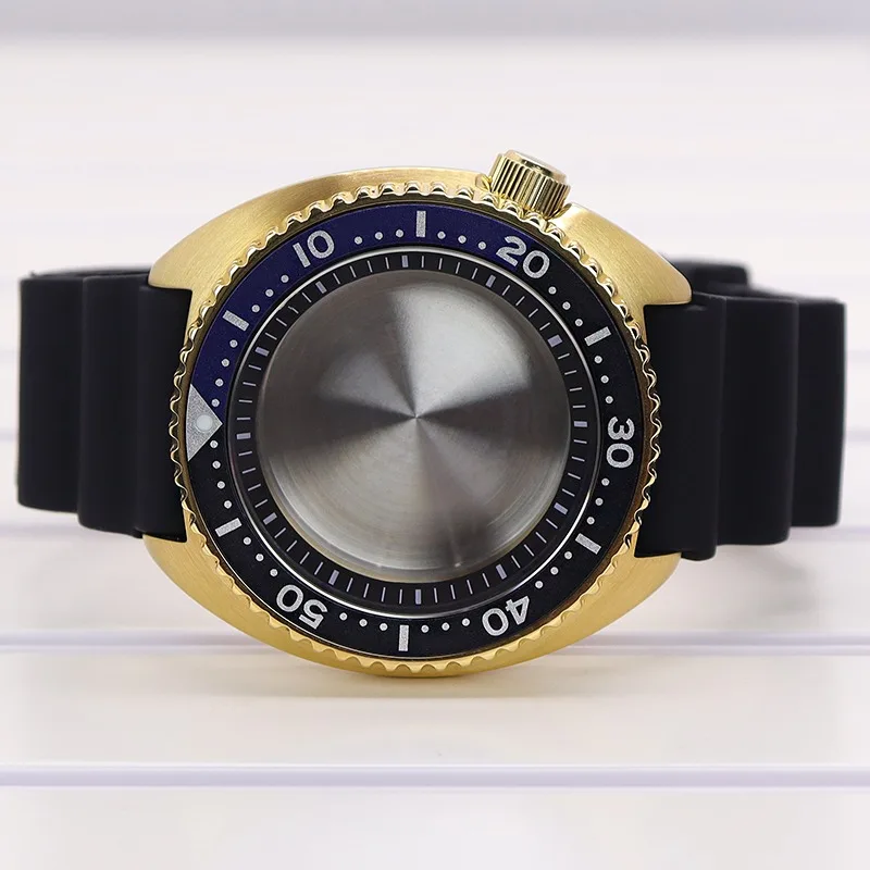 سلحفاة نموذج 316 الفولاذ المقاوم للصدأ الياقوت ل NH35 ساعة ميكانيكية للرجال تعديل لحركة NH36/34 #2