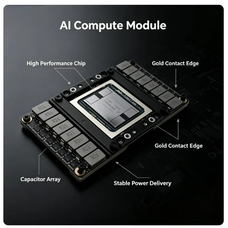 V100 SXM2 32GB GPU Accelerator Card HBM2 AI Computing Graphics Card For Deep Learning Large‑Model Server Computing
