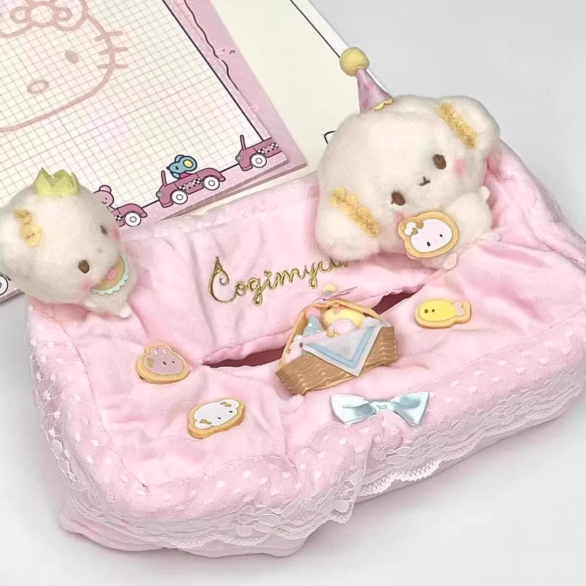 New Cute Cogimyun Kogimyun Plush Soft Car Tissue Cover Home Tissue Holder Box Kids Stuffed Toys For Children