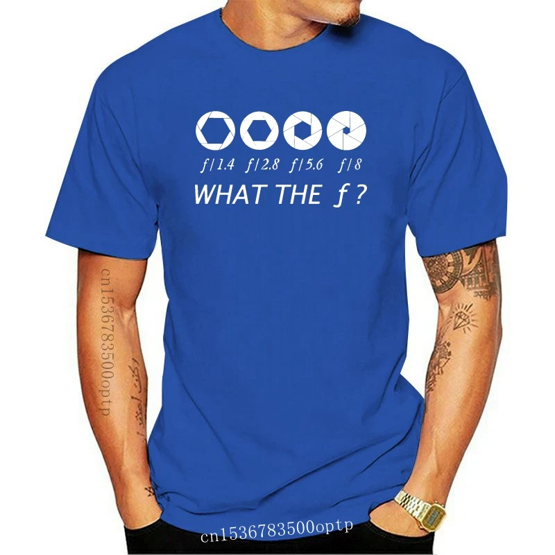 Photographer - What The F - Stop T-shirt 100% Cotton T Shirts Brand Clothing Tops Tees Coat Clothes Tops