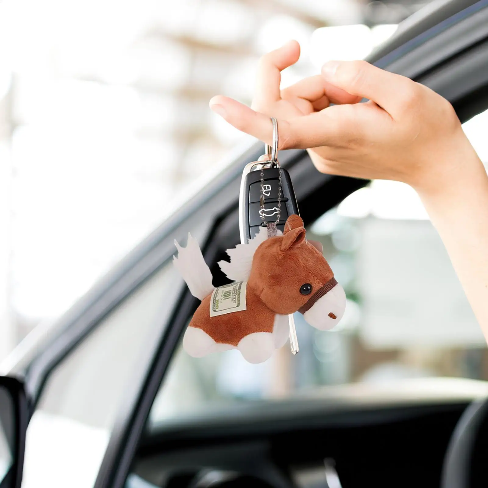 2026 ano do cavalo chaveiro de pelúcia animal pingente bonito presente para mulheres crianças festa favor carteira mochila bolsa decoração