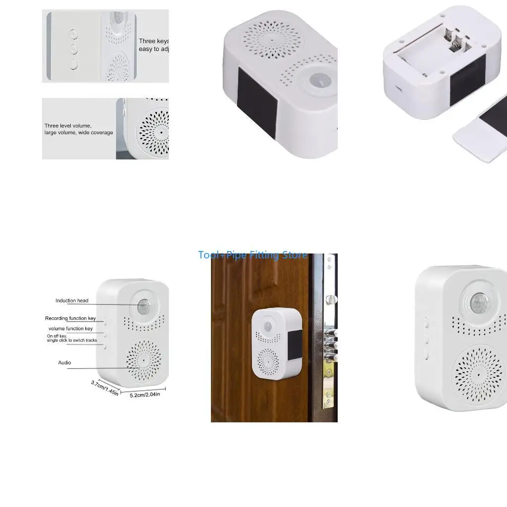 F92B Motion Activated Door Alerts Multiple Recorded Sounds