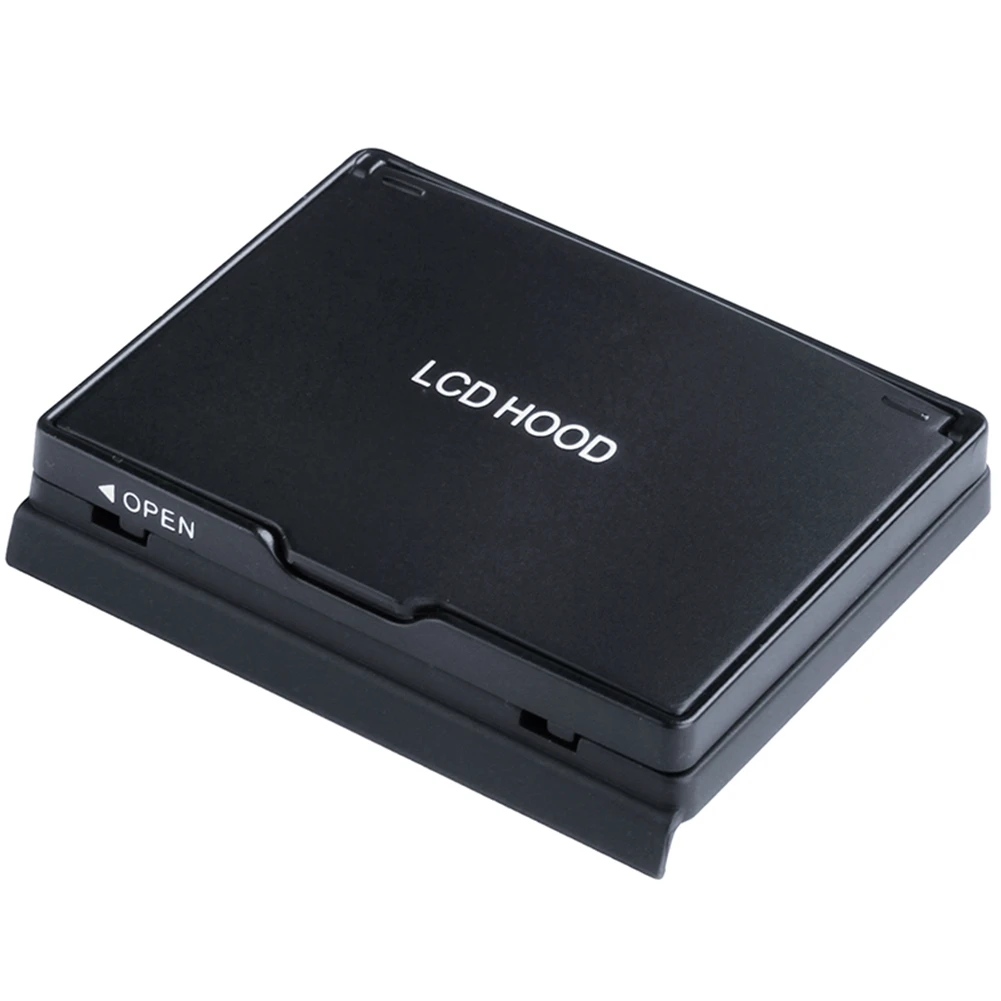 Penutup layar LCD dengan penutup naungan Pop-Up pelindung layar LCD untuk Film pelindung kamera Nikon D750