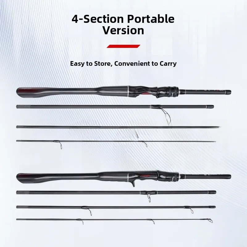 ポータブルミニマルチセグメントルアーロッドトラベル超短キャスティングロッド2m威海クロスボーダーフィッシングロッドアウトドアキャンプギア