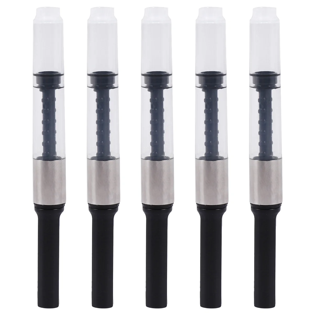 5pcs fountain Pen Ink Converter Ink Reservoir New Suitable for all types Black