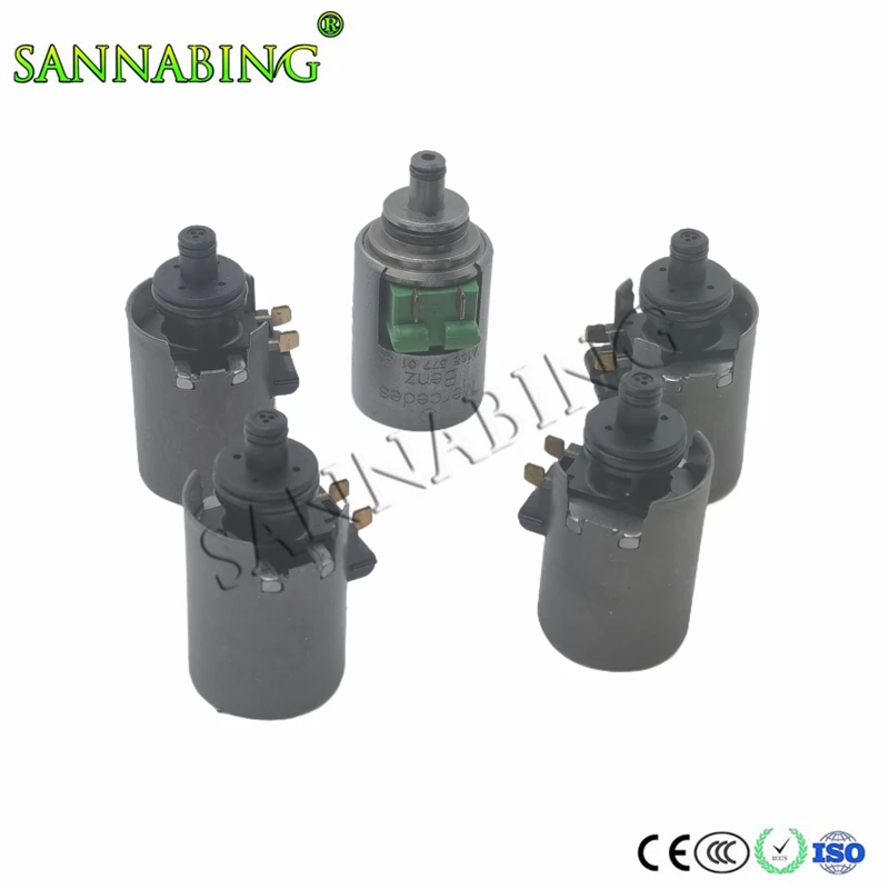 

Оригинальный комплект соленоидов 722,6 подходит для 5-скоростной коробки передач Mercedes-Benz S350 A1402770398 A1402770435 A1402770535 Коробка передач