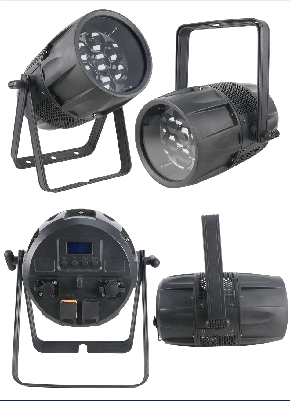 7x40W RGBW 4-in-1 LED Par-Licht Outdoor Zoom Einstellbare Party-Bühnenbeleuchtung für Veranstaltungen und Aufführungen – Detail 7
