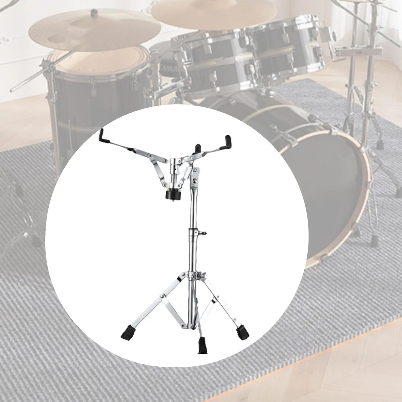 

Snare Drum Stand Height Adjust 14~17" Stable for Stage Drum Beginners Studio