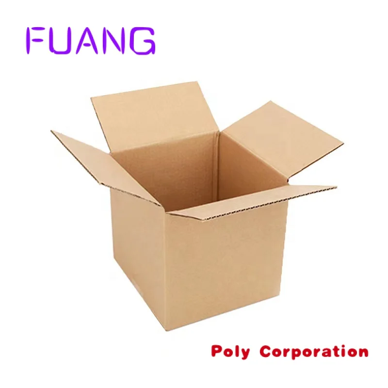 Custom  Small Cardboard Shipping Boxes Double Wall Corrugated Heavy-Duty Paper Packaging Carton with Custopacking box for small 