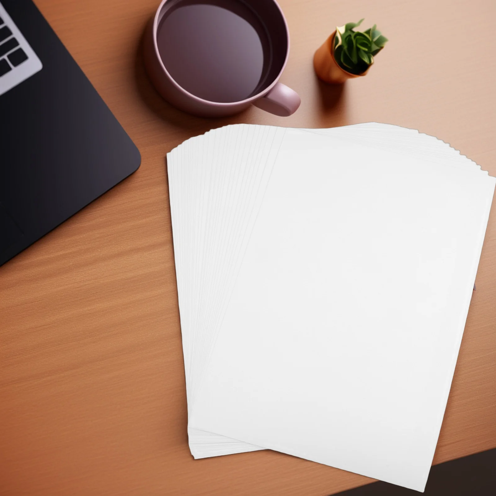 30 Sheets A4 Printable Vinyl Sticker Paper Strong Adhesion Waterproof Label Sheets for Mailing Shipping Packaging Craft Projects