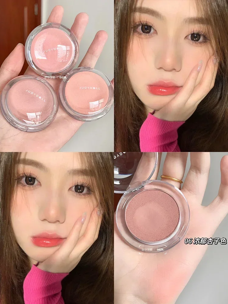 JUDYDOLL Single Color Blush Cream Face Blusher Matte Finish Natural Cheek Tint Contour Pretty Makeup Rare Beauty Cosmetics