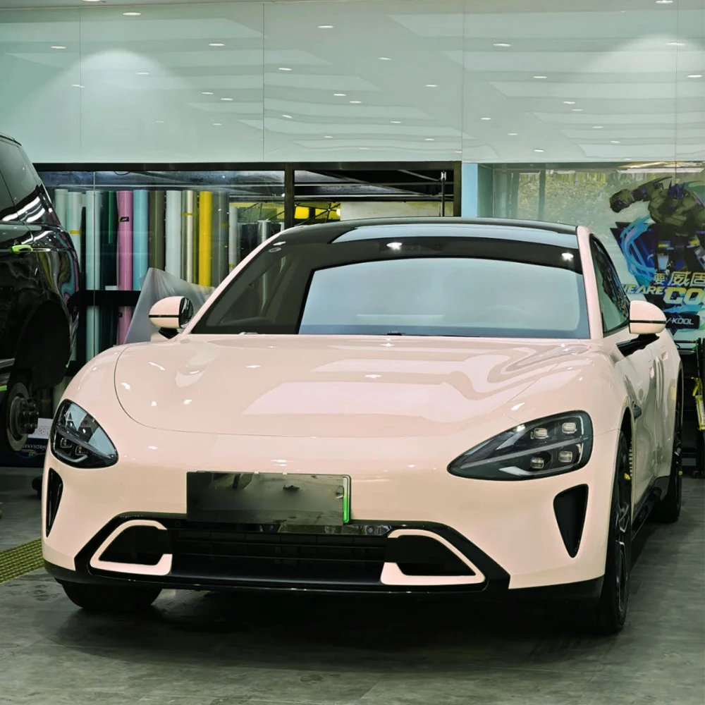 

Хрустальная ракушка, розовая автомобильная наклейка, авто обертка, виниловая пленка, наклейка для домашних животных, без пузырьков, автонаклейки, автомобильные аксессуары, внешнее украшение