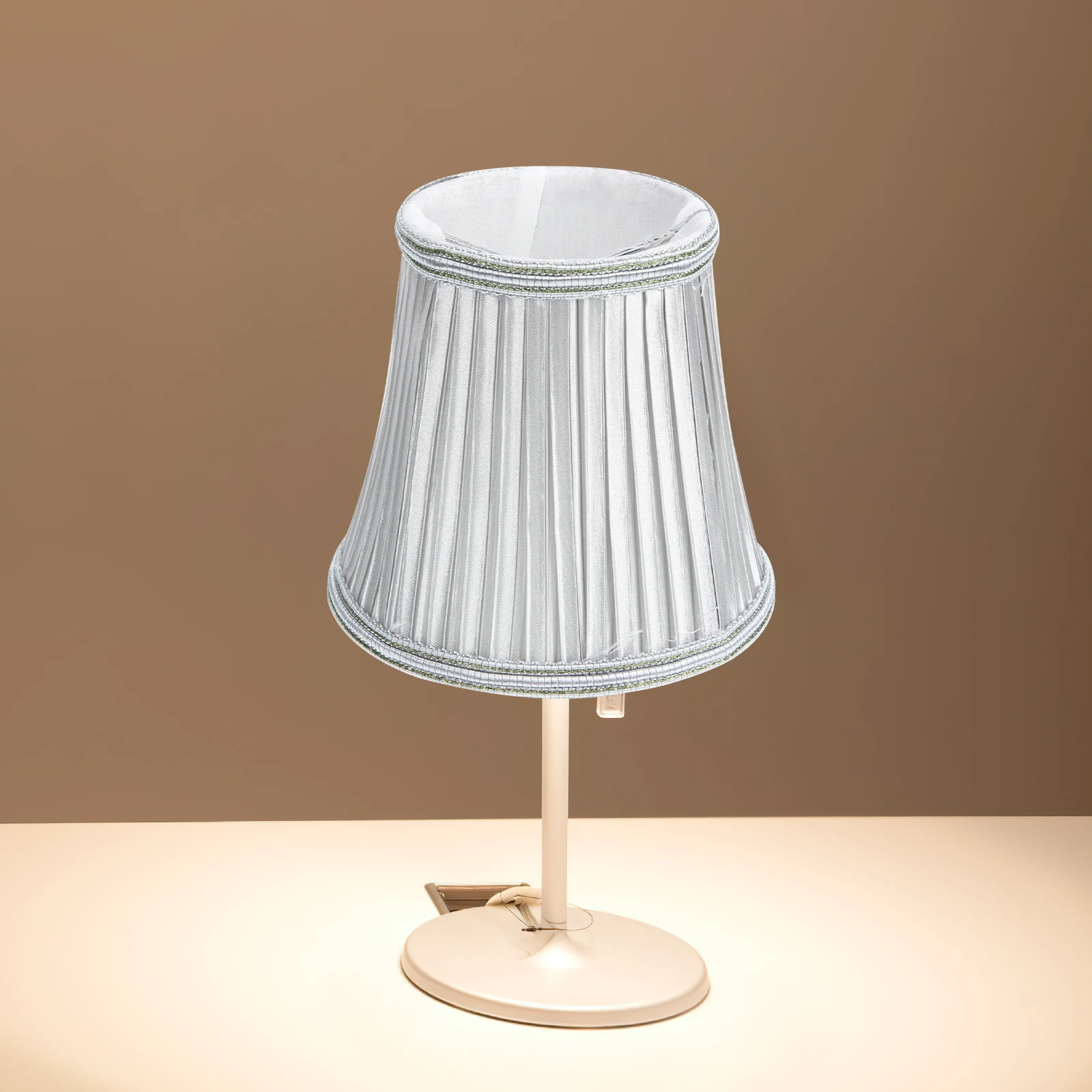 

Crystal Wall Lamp Shades Small Lampshades Light Shade Bell Shaped Blue Fabric Hardware Table Lampshade Desk Cover Retro European