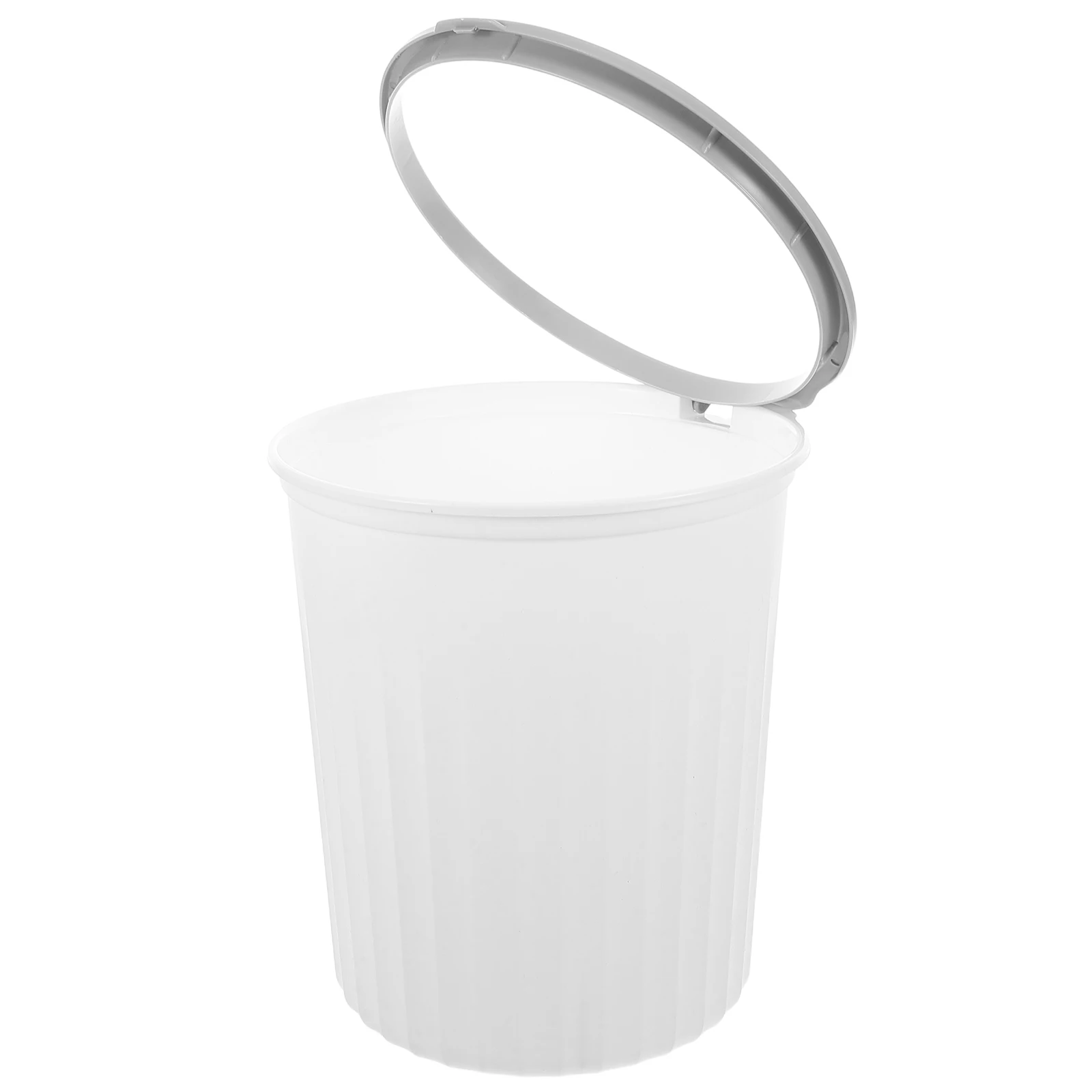 

Large Capacity Decorative Trash Can Garbage Bin For Bathroom Kitchen Bedroom Office Stylish Plastic Waste Basket Pressure Ring