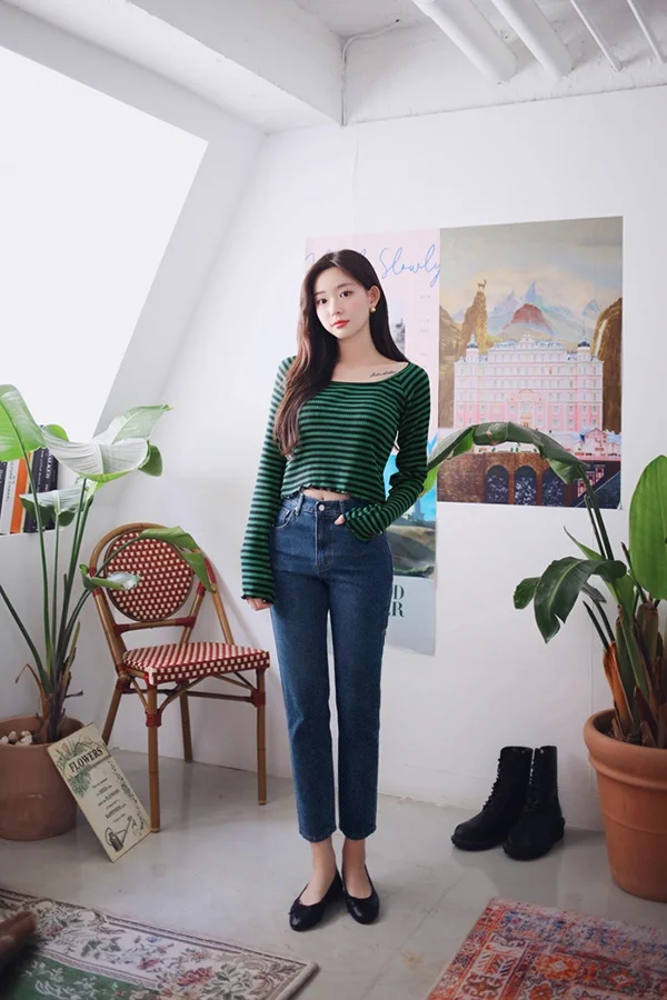 Jeans de haute qualité à taille mi-haute élastique, pantalon long polyvalent, mode féminine, saison d'automne, couleur foncée, marque QPP