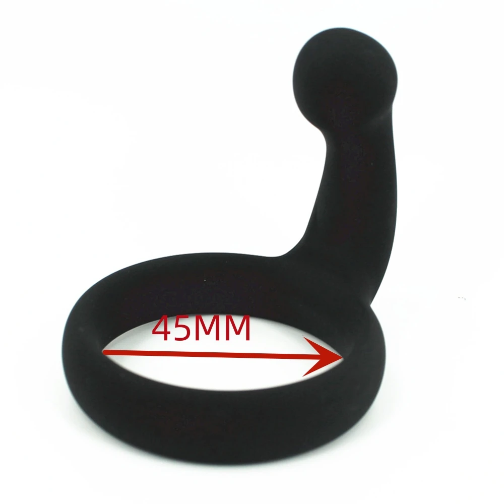 high quality Inner size: 45mm / 50 MM silicone delay ring for cock penis cockring sex time lasting sex toy for man