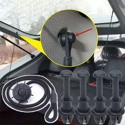 8/2Pcs Boot Trunk Parcel Shelf Strap String Clips Tray String Hanger Pivot Hook for Volkswagen GOLF 5 Mk6 Tiguan Polo UP T-CROS