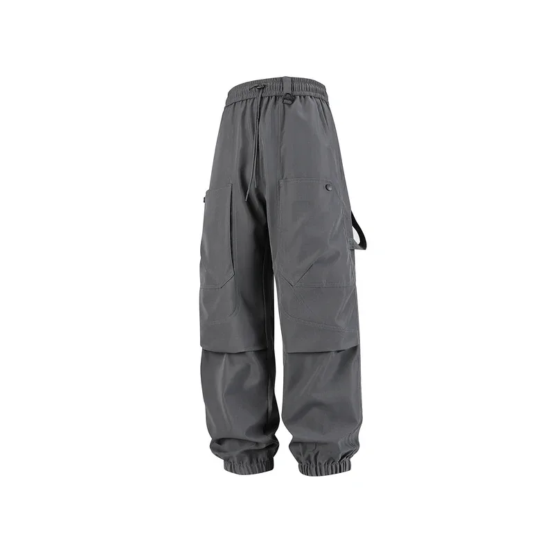 

American casual pants men's 2025 autumn new loose straight high street versatile tight-fitting men's plus-size pants