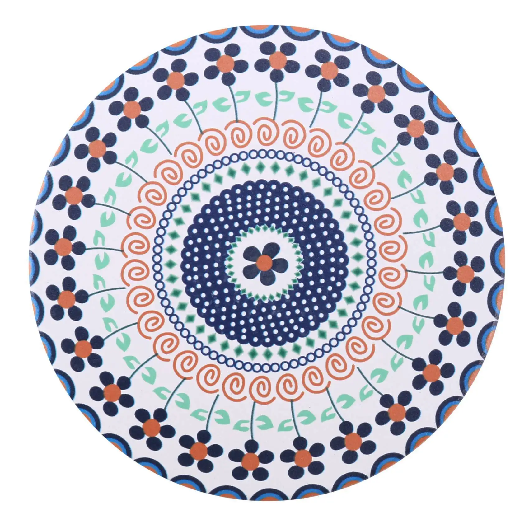 

Подставки для напитков, набор из 16 впитывающих каменных подставок для деревянного стола, подставки для мандалы с пробковым основанием-BAAQ