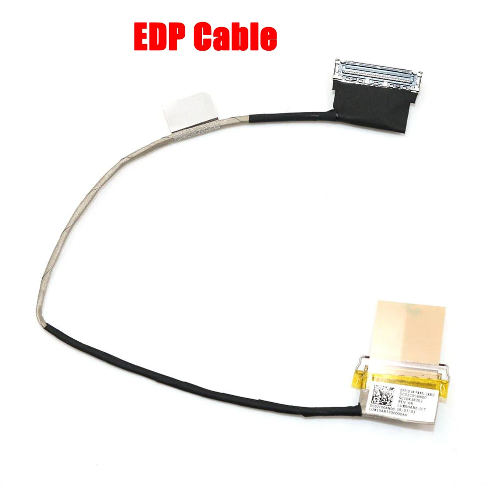 

Кабель EDP для ноутбука Lenovo ThinkPad P71 (тип 20HK, 20HL) 01HY731 01HY732 DC02C00AN00 4K Non Touch, новый