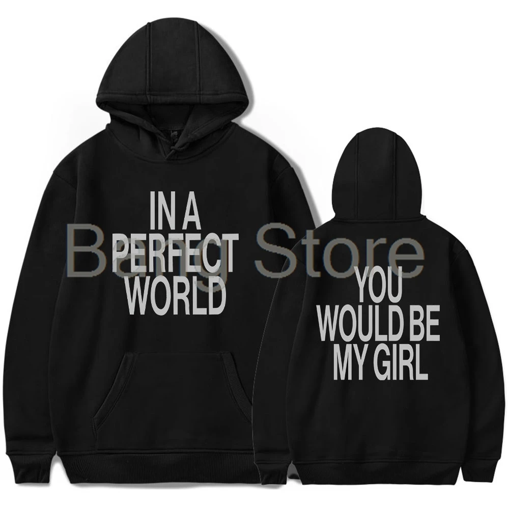 The Kid LAROI Perfect World Hoodie Sweatshirt Damen Herren Langarm Mode Pullover Unisex Kleidung