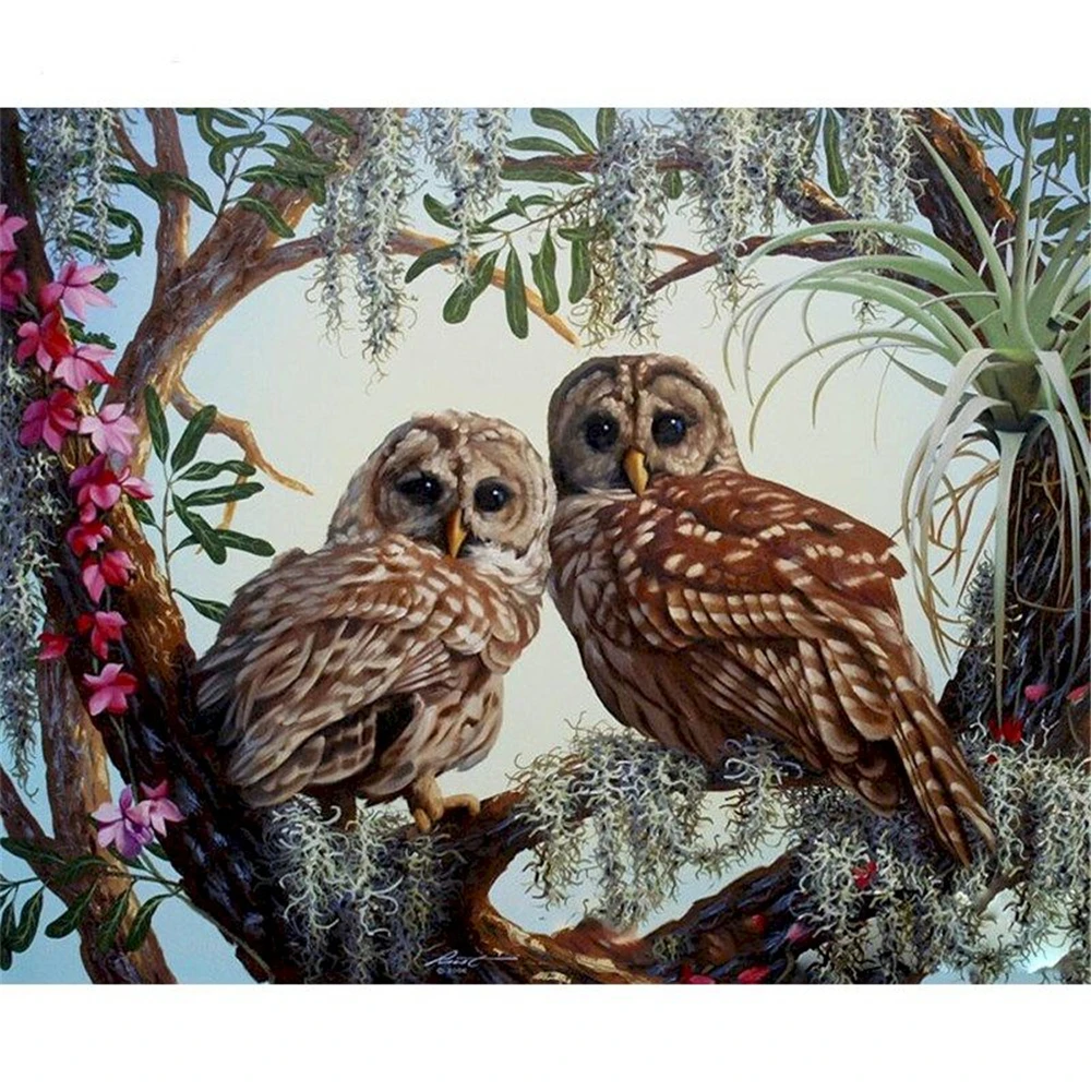 

Landscape Animal DIY Cross Stitch Embroidery 11CT Kits Craft Needlework Set Cotton Thread Printed Canvas Home Design