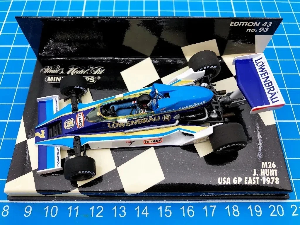 

Minichamps 1:43 F1 M26 1978 James Hunt America моделирование ограниченная серия смола металл статическая модель автомобиля игрушка в подарок