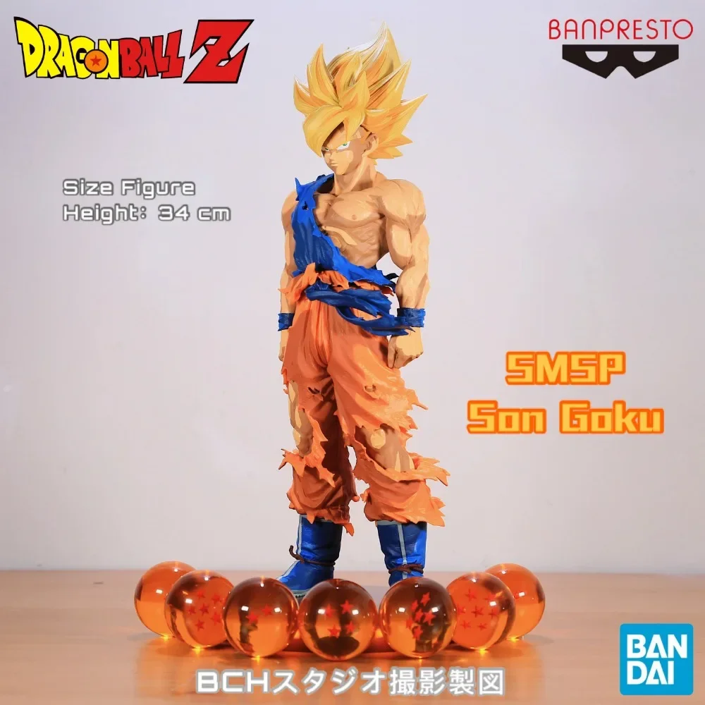 Dragon Bandai Eyewear Factory SMSP Goku Sun Wukong Manga Color Scene Figure Ornament Boyfriend Birthday Gift Super Saiyan