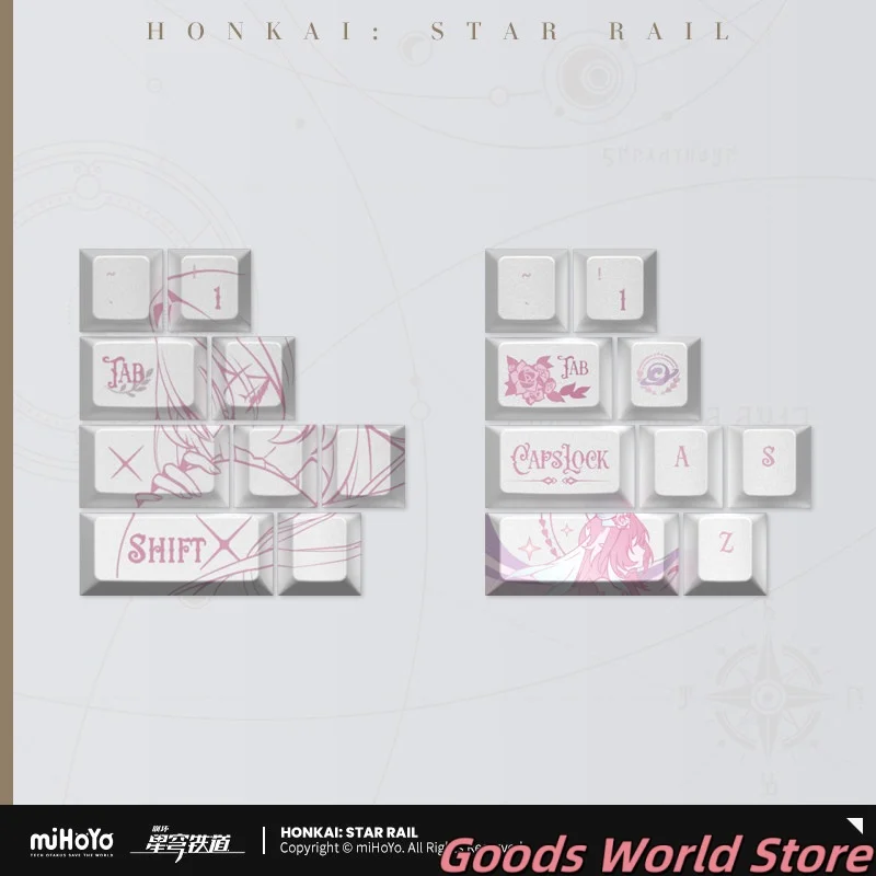 Teclado mecánico original Cyrene mIHOYO Honkai Star Rail, teclado para juegos Cyrene, disfraz de cosplay de Demiurge, regalo de anime.